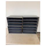 Industrial Metal Table Top Storage Shelving