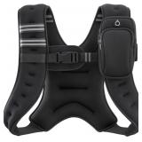 ZELUS Weighted Vest, 6lb/8lb/12lb/16lb/20lb/25lb/3