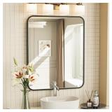 16x20 Black Rectangle Bathroom Mirrors for Over Si