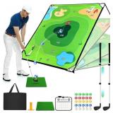 URUQ Golf Chipping Game with Large Target Mat, 2 U