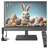 Jexiop 17inch TV,Small Flat Screen TV with ATSC Di