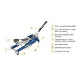 Strongway Low-Profile Quick-Rise Aluminum Racing F
