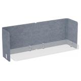 Desk Privacy Panel,2PCS L-Shaped Clamp-On Office D