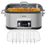 12 in 1 Programmable 8 Quart Slow Cooker, Multi-Co