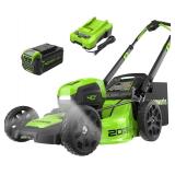 Greenworks 40V 20" Brushless Cordless Lawn Mower