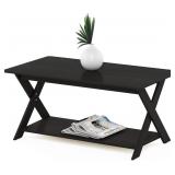 FURINNO Modern Simplistic Coffee Table, Espresso