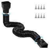 plusgutter 11.5ft Long Gutter Downspout Extensions