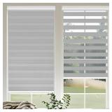 Cordless Zebra Blinds for Windows, 38" W x 72" H