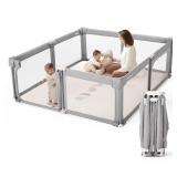 Baby Playpen Portable, Pre-Assembled Play Pen 71x7