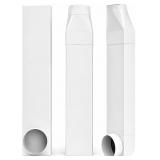 UD48S 4" Stainless Steel Dryer Vent Elbow - Flat