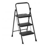 edx 3 Step Ladder, Portable Folding Step Stool Hea