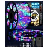 100ft 1080 LED Rope Lights Christmas Outdoor Water
