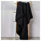 vctops Boho Chenille Chunky Knit Throw Blanket Sup