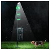 Tujoe Dog Waste Station with Solar Panels Outdoor