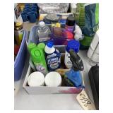 2 Boxes Assorted Cleaning Supplies