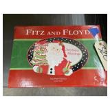 Fitz & Floyd Southern Santa Cookie Platter