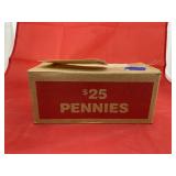 $25 Box Pennies