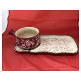Temptations Floral Lace 4 Pc Soup & Sandwich