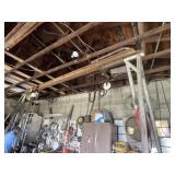 A-Frame w/2 Chain Hoists on Wheels
