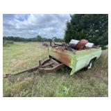 Chev Truck Bed Trailer - Tires As Is