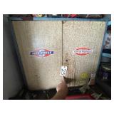 Vintage Metal Cabinet - 3"L x 1"W x 29"H