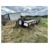 Bumper Pull 2-Axle Trailer w/Ramps 16ft x 81"W