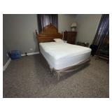 Tiger Stripe Full Size Bed w/Headboard Mattress