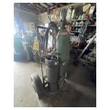 Cutting Torch Set on Dolly w/Bottles