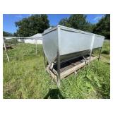 Portable Feed Bin w/Dispenser 2-3 Ton Cap