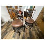 2 Swivel Bar Stools