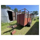 Small Bumper Pull Cattle Trailer 8ft L x 4ft W