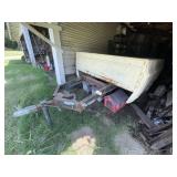Vintage Bumper Pull Chevy Pickup Bed Trailer