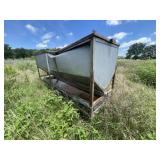 Portable Feed Bin w/Dispenser 2-3 Ton Cap