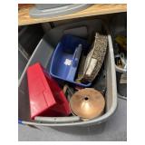 Metal Buckets - Copper Bowl - Wicker Tray