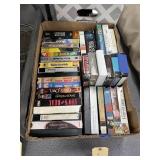 Box of Assorted VHS Tapes