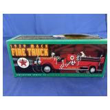 Texaco Die Cast 1929 Mack Fire Truck Coin Bank