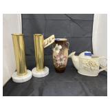 Porcelain Garden Waterer - Vase - Marble Vase