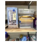 Fabric Scraps - Pattern Books - Shoe Organizer