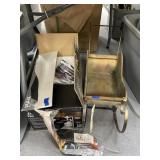 Bond Tabletop Firepit - NIB & Wooden Sleigh