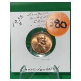 1955-S Lincoln Wheat Cent Uncirculated