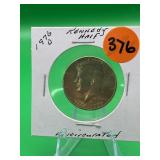 1976-D Uncirculated Kennedy Half Dollar
