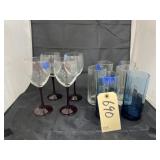 6 - Tumblers & 4 Pcs Stemware