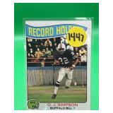 1975 TOPPS HOF OJ SIMPSON CARD