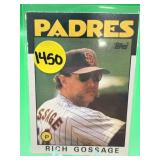 1986 TOPPS HOF GOOSE GOSSAGE CARD