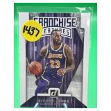 DONRUSS FRANCHISE FEATURES LEBRON JAMES CARD