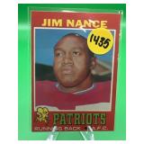 SHARP CARD 1971 TOPPS JIM NANCE
