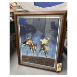Framed "Fleeing From the Spirit Winds"