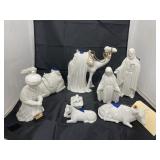 Porcelain Nativity Scene