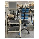 2-Step Folding Step Stool & Abdoer Machine