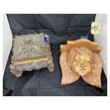 Cherub Wall Shelf & Trinket Box
